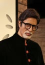 Legendary bollywood indian movie actor amitabh bachchan wax figure at madame tussauds in hong kong