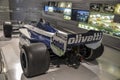 Legendary Brabham BT52 formula one race car 1983 displayed on exhibition at BMW museum in Munich