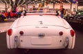 Legendary British classic car 1960s Triumph TR3A. Back view Royalty Free Stock Photo