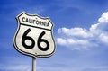 Legendary California Route 66 roadsign