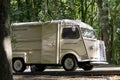 Legendary Citroen Type H van in a park selling ice cream in Westerplatte