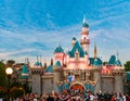 Legendary Disney castle in Disneyland