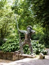 Legendary ferryman statue at Speyer, Germany