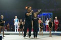 Legendary gymnast Aleksey Nemov at the Alexey Nemov`s show Legends of Sport