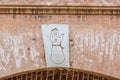 The legendary hand that is located on the gates of Justice at the entrance to the Alhambra, Granada, Andalusia, Spain