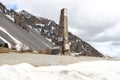 Column of the Col d`Izoard in French Queyras Natural Park