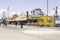 Legendary Nathan`s Hotdogs on Coney Island in Brooklyn, New York Royalty Free Stock Photo