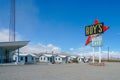 Legendary Roy`s Motel and Cafe in Amboy, California, USA.