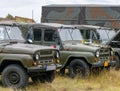 The legendary Soviet military terrain car UAZ