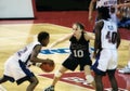 All-American Jackie Stiles Playing Defense in NCAA D-1 Tourney in 2001 Royalty Free Stock Photo