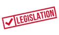 Legislation rubber stamp Royalty Free Stock Photo