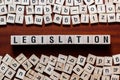 Legislation word concept