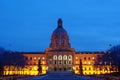 Legislative building nightshot Royalty Free Stock Photo