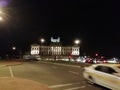 legislative Palace of government at night