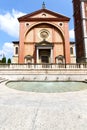 in the legnano old church fountain