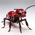 Futuristic Realism: The Lego Red Ant With Hyperrealistic Rendering