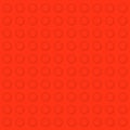 Red lego block pattern, vector illustration