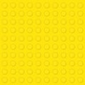 Yellow lego block pattern, vector illustration