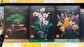 The LEGO Botanical Collection for sale at Lego Store. Lego constructors for adults 18+. Minsk, Belarus, 2023