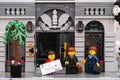 Lego Brick Bank and customers