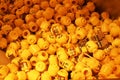 Yellow lego heads` bowl in Bruxelles main store