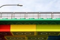 The Lego-BrÃÂ¼cke called lego bridge in english language in Wuppertal, Germany Royalty Free Stock Photo
