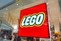 Lego logo toy retail shop window front