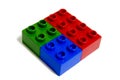 Lego Building Blocks RGB Diamond Royalty Free Stock Photo