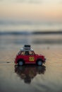 lego car mini cooper ride on the beach