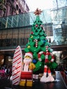 Lego Christmas Tree @ Pitt Street Mall Sydney Australia Royalty Free Stock Photo