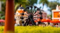 Lego City Fair Ferris Wheel At Florida: A Photorealistic Macro Photography