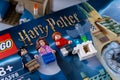 LEGO Constructor box based on the Harry Potter books by JK Rowling. Castle and minimen. Game set for children and fans