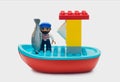 Lego constructor Friends serie, Captain Seawolf with a trophy fish