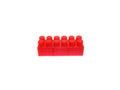 Lego constructor isolated on white background Royalty Free Stock Photo