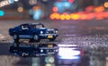 Lego creator car mustang shelby on the street