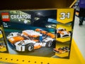 LEGO Creator 31089 Orange racing car in the hypermarket for sale on 11.04. 2021 in Russia, Kazan, st. Pavlyukhina 91