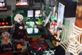 Lego custom minifigure Vampire Queen in Spooky Castle room. Classic spooky stories, Halloween fun