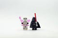 lego darth vader and fairy troopers.