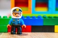 Lego Duplo policeman.