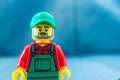 Lego farmer figurine