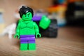 Lego green Hulk hero toy figurine