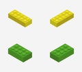 Lego icon illustrated in vector on white background