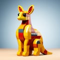 Lego Kangaroo: Modular Digital Design With Bold Chromaticity