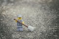 Lego minifigures series 15 janitor minifigure cleaning the street