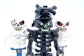 Lego Ninjago minifigure. The Awakened Warrior and Skulkin army warriors.