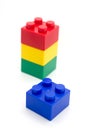 Lego plastic building blocks Royalty Free Stock Photo