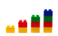 Lego Plastic building blocks. Royalty Free Stock Photo