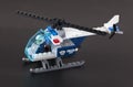 Lego Police helicopter with pilot