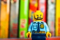 Lego police officer figurine
