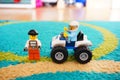 Lego Police scooter and prisoner